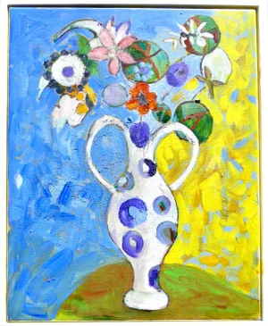 Spring Oil Painting on Canvas