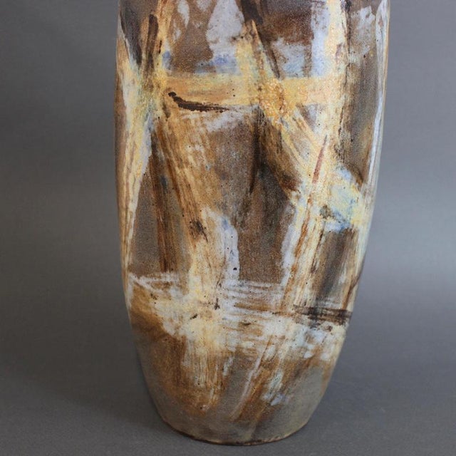 Ceramic Vintage French Ceramic Vase from Alexandre Kostanda, 1960s For Sale - Image 7 of 18