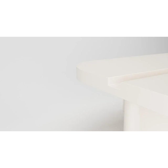 Riviera Table in White Lacquer by Studio Rig for Collector For Sale - Image 4 of 5