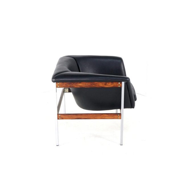Black Model 042 Armchair by Geoffrey Harcourt for Artifort, 1960s For Sale - Image 8 of 14