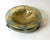 Large Art Glass Centerpiece Bowl with Brass Stand, 2000 For Sale - Image 3 of 18