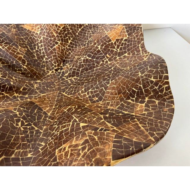 Large - 1980s Vintage Organic Cococnut Shell Sculptural Bowl/Sold For Sale - Image 10 of 12