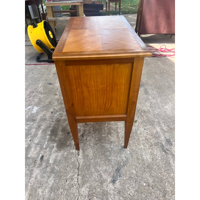 French 19th Century Louis XVI Solid Walnut Chest of Drawers / Commode For Sale - Image 9 of 12