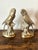 Vintage Solid Brass Parakeet Parrot Budgie Bookends For Sale - Image 6 of 7