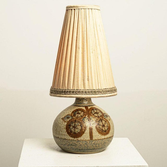 Ceramic Table Lamp attributed to Noomi Backhausen for Søholm, Denmark, 1970s For Sale - Image 9 of 16