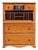 Mid-20th Century Maple "Chest-O-Lite" Dresser & Secretary Desk Combo For Sale