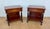 French Empire Wood Nightstands with Marquetry and Black Columns, 1935, Set of 2 For Sale - Image 4 of 15