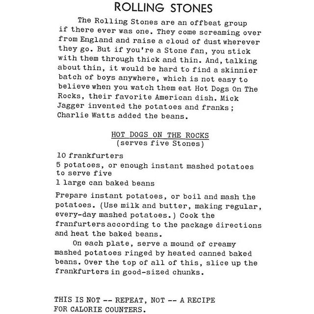 White "Singers & Swingers in the Kitchen: The Scene-Makers Cook Book" 1967 Ashley, Roberta For Sale - Image 8 of 12