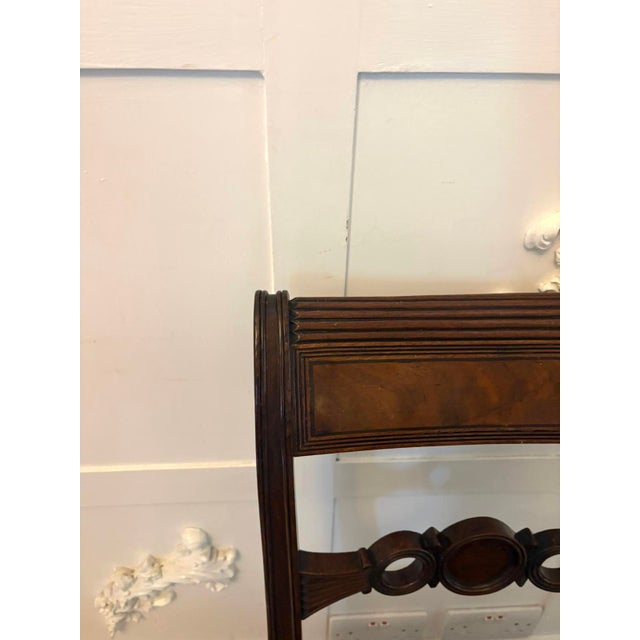 Antique Regency Mahogany Dining Chairs, 1815, Set of 4 For Sale - Image 6 of 16