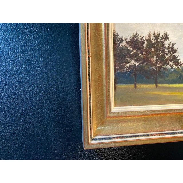 Jean-Philippe George Julliard, Countryside, Oil on Cardboard For Sale - Image 5 of 9