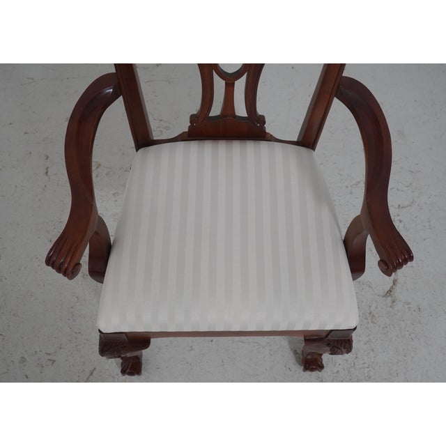 Set of Six Pennsylvania House Mahogany Dining Chairs For Sale - Image 9 of 18