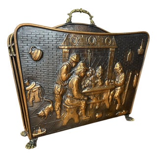 Vintage French Style Newspaper Rack For Sale