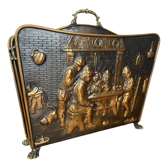 Vintage French Style Newspaper Rack For Sale