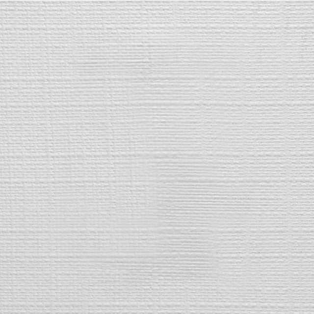 Matthew Izzo Home Briar Textured White Linen Three Drawer Console Table With Brass Knobs For Sale In New York - Image 6 of 7