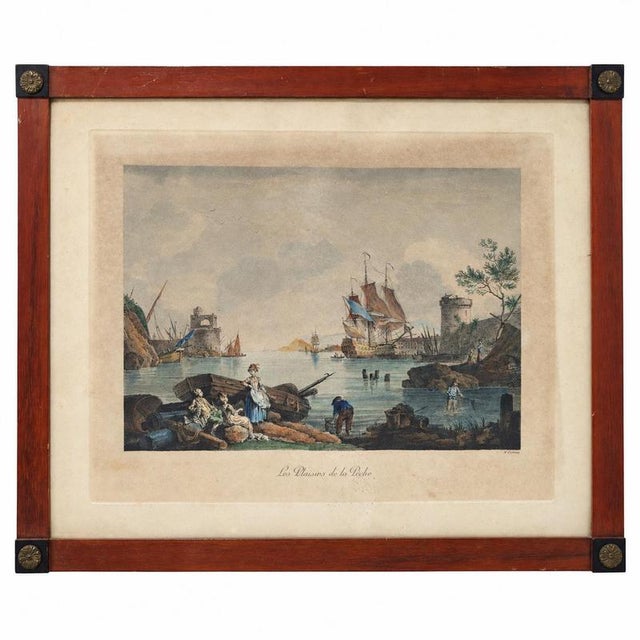 According to Claude-Joseph Vernet (1714–1789), engraved by Nicolas-Marie Ozanne (1728–1811). The composition depicts a...