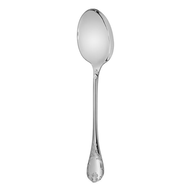 Christofle Silver Plate Marly Serving Spoon For Sale - Image 9 of 9