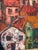 Vintage Abstract Cityscape Oil on Canvas Signed Artist For Sale - Image 9 of 14