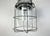 Industrial Aluminium Cage Light with Clear Glass from Elektrosvit, 1970s For Sale - Image 4 of 15