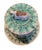 A wonderful Victorian-era majolica cheese dome/keeper. It has a beautiful upright leaf relief around the sides reminiscent...