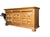 Vintage Spanish Brutalist Sideboard in Oak, 1960s For Sale - Image 10 of 11
