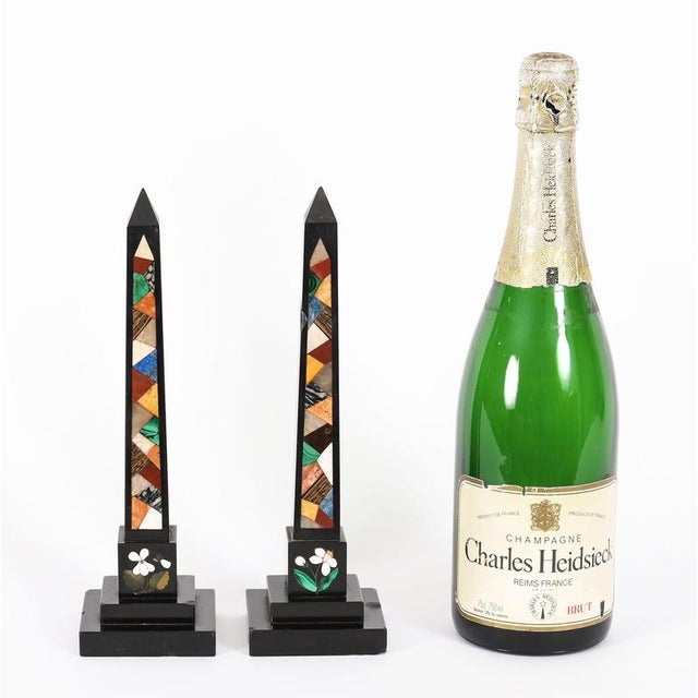 Antique Grand Tour Ashford Specimen Marble Obelisks, 1890, Set of 2 For Sale - Image 18 of 18