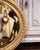19th Century French Louis XV Oval Giltwood Wall Beveled Mirror With Crest For Sale - Image 4 of 7