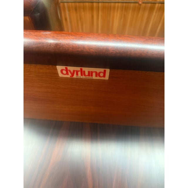1980s Drylund Super Skyline Rosewood Executive Desk For Sale - Image 18 of 18