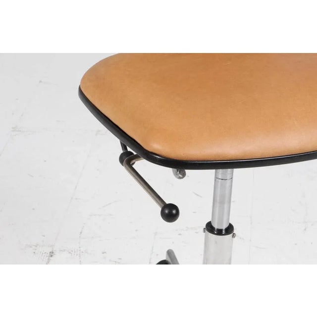 Animal Skin Kevi Office Chair from Jørgen Rasmussen, 1960s For Sale - Image 7 of 10
