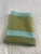 Baby Alpaca Throw in shades of blue/green by Emma Gardner. Soft and lightweight throw for bedroom or living room....