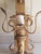 Gothic Vintage Vintage Neoclassical Gothic Wrought Iron Gilt Wall Sconces - Set 2 Pair For Sale - Image 3 of 7