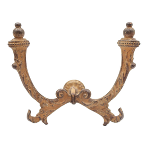 Antique Victorian Painted Cast Iron Hall Tree Hook