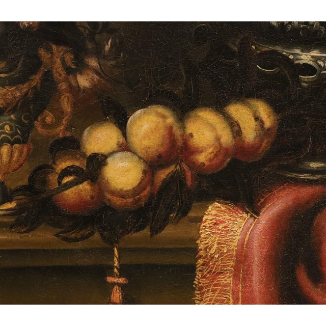 Antonio Tibaldi, Still Life 1670, Oil on Canvas For Sale - Image 9 of 15