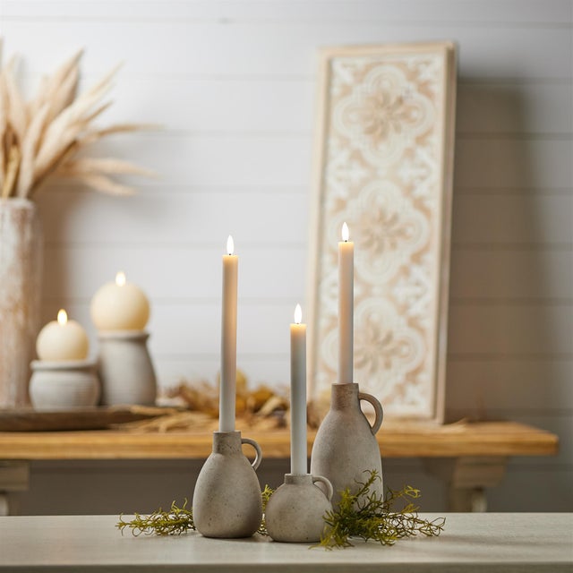FIA WickWhite Taper Candle (Set of 2) For Sale In Chicago - Image 6 of 8