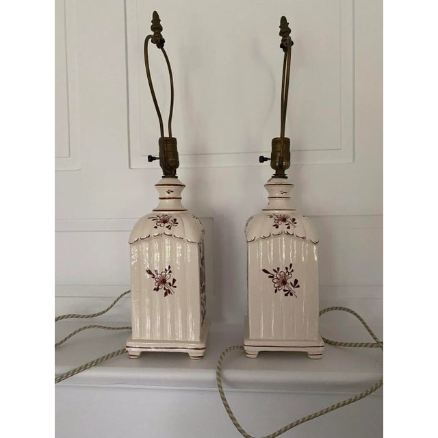 Italian Pair of 1930s Italian Table Lamps For Sale - Image 3 of 6