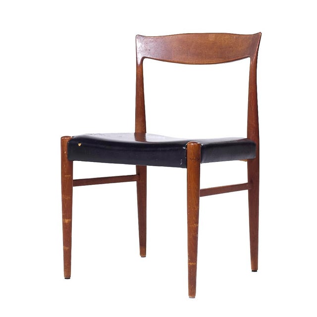 Mid-Century Modern Arne Hovmand Olsen Mid Century Danish Teak Dining Chair For Sale - Image 3 of 10