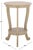 Contemporary Mary Pedestal Table in Sand For Sale - Image 3 of 8