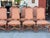 Burnt Orange Set of 10 Dennis and Leen Rococo Style Painted Giltwood Dining Chairs For Sale - Image 8 of 9