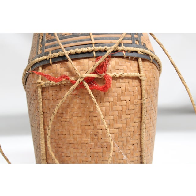 Wicker Woven Basket A For Sale - Image 6 of 10