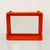 Orange Plastic Wall Mirror with Integrated Shelf, 1970s For Sale - Image 3 of 12