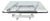Vintage Paul Mayen Habitat Mid Century Modern Stacked Chrome Glass Coffee Table For Sale