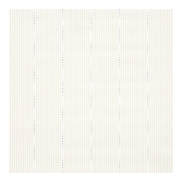 Sample - Schumacher X David Oliver Opus Wallpaper in Parchment For Sale