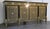 Louis XVI Style Hollywood Regency Sideboard in Burl Wood, Grey Lacquer and Brass, France, 1980s For Sale - Image 9 of 18