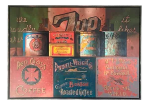 "7-Up" Original Painting by Manuel Larges