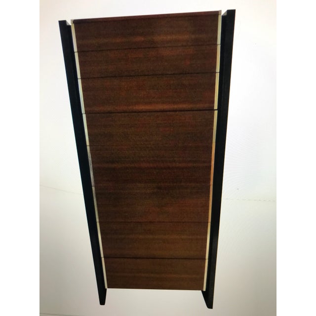 Mid-Century Modern Robert Baron Glenn of California Rosewood Lingerie Narrow Tall Dresser 1970s For Sale - Image 3 of 11