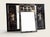 Vintage Chinoiserie Black Lacquer Figural Mirrors, 2-Piece Set For Sale In Los Angeles - Image 6 of 6