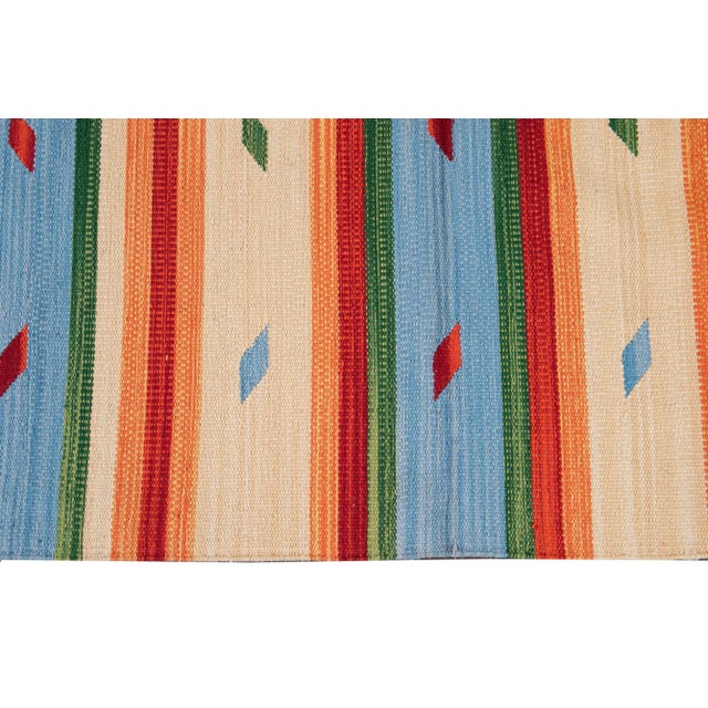 21st Century Modern Kilim Rug 5 '7'' X 7' 8''. For Sale - Image 9 of 11