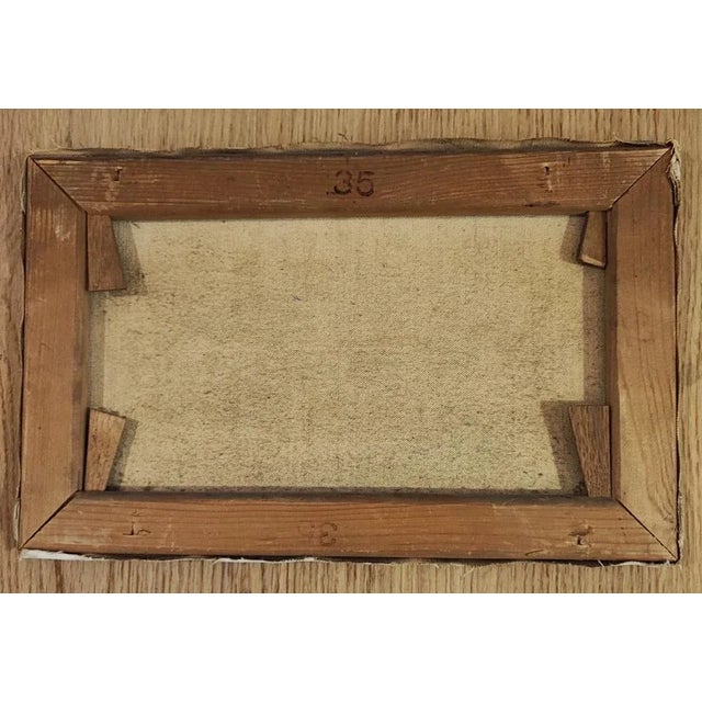 Henri Vincent Gillard, Chaîne de montagnes, Oil on Canvas For Sale - Image 8 of 9