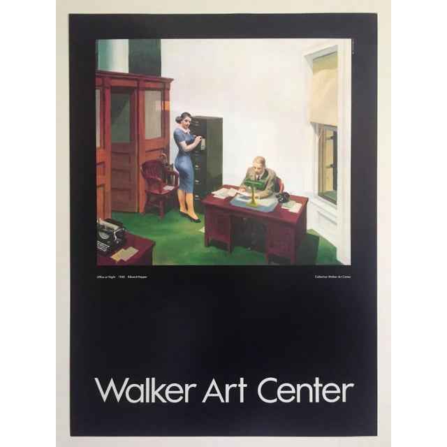 Edward Hopper Vintage 1981 Lithograph Print Walker Art