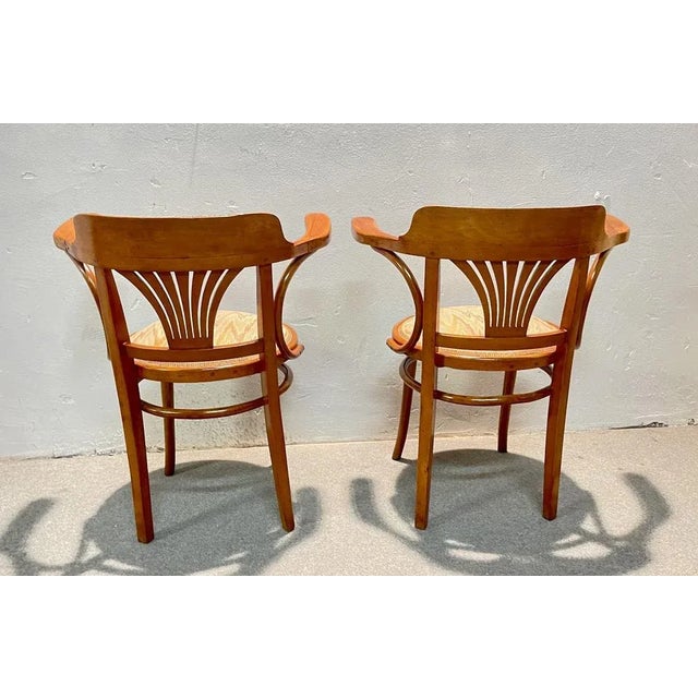 Wood Vintage Armchair from Thonet For Sale - Image 7 of 8
