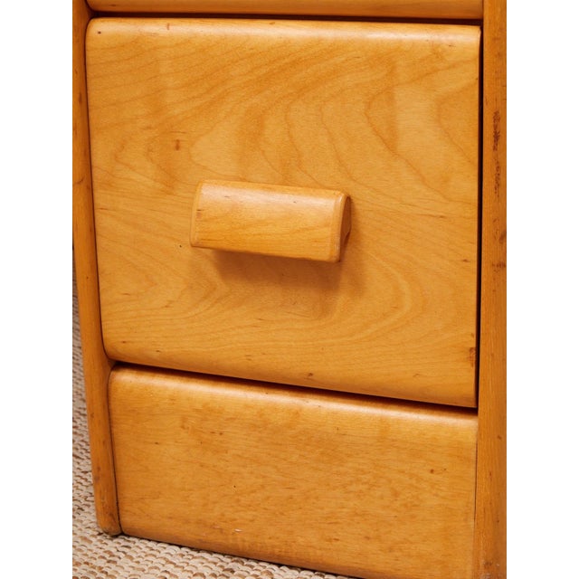 Mid 20th Century Rustic Maple Desk For Sale - Image 10 of 11